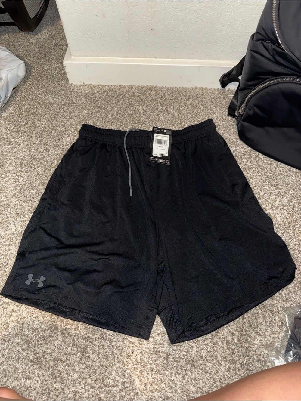 Under Armour Men’s Black Performance Training Shorts
